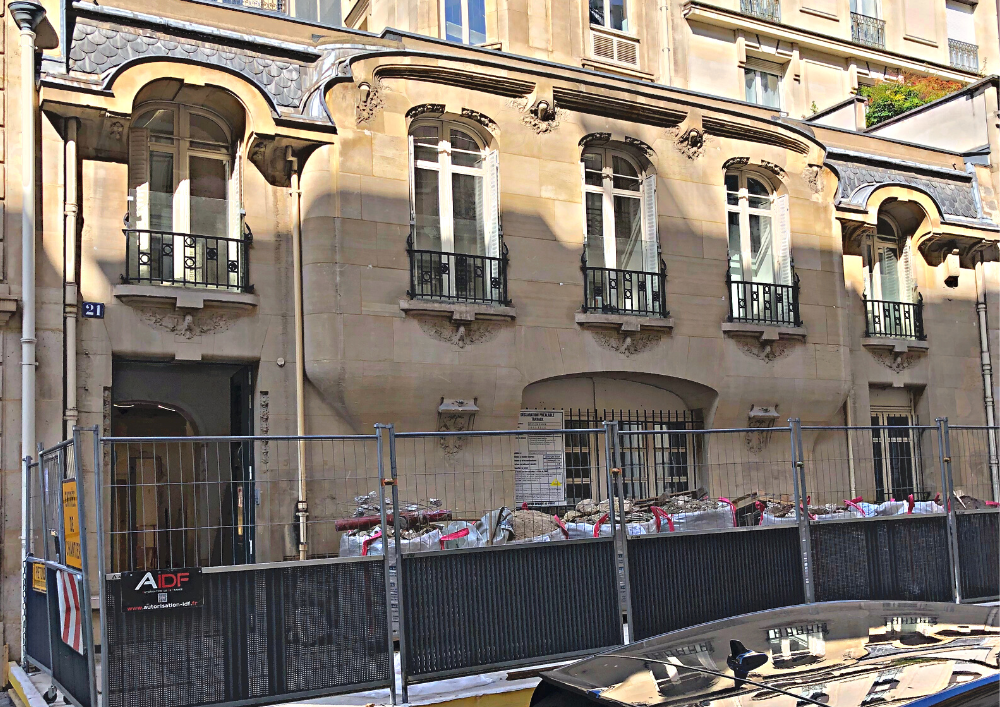 Dans le prestigieux 8ème arrondissement parisien, AHRPE participe au projet de restructuration d’un hôtel particulier art nouveau en bureaux pour Groupama Immobilier