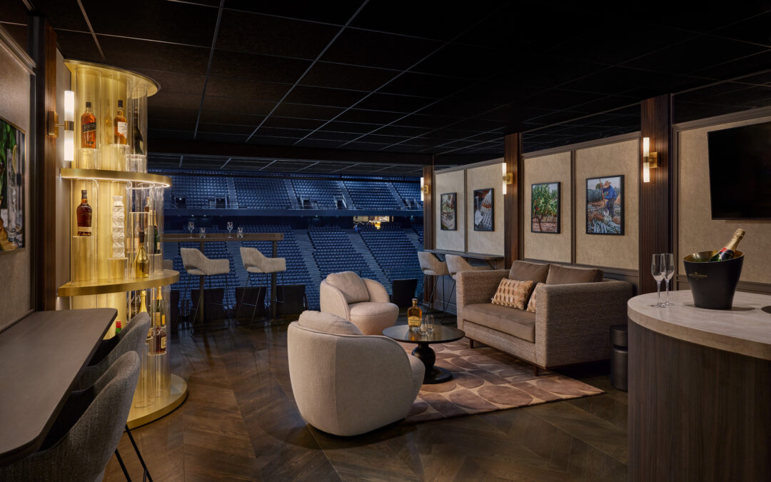 AHRPE réalise la Loge de Moët Hennessy Diageo à l’Accor Hotel Arena