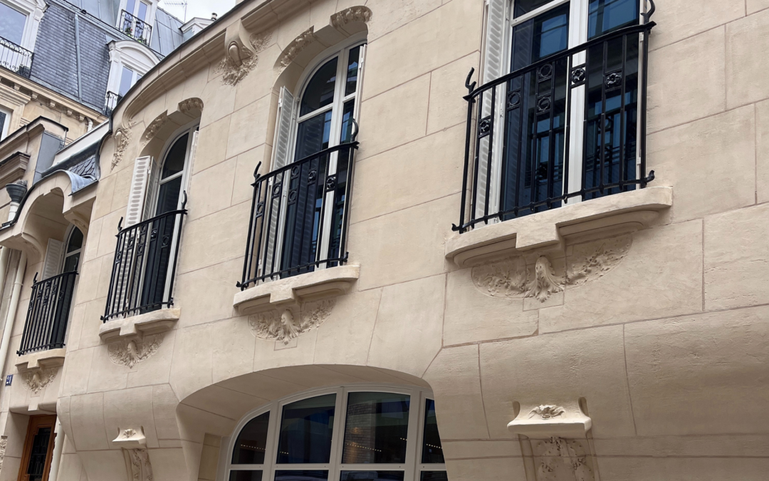 Finalisation du projet de restructuration d’un hôtel particulier du 8ème arrondissement pour Groupama Immobilier